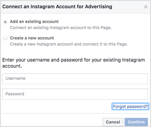 mais si vous souhaitez faire de la publicité sur Instagram, il est logique d'avoir un profil Instagram pour les visiteurs.