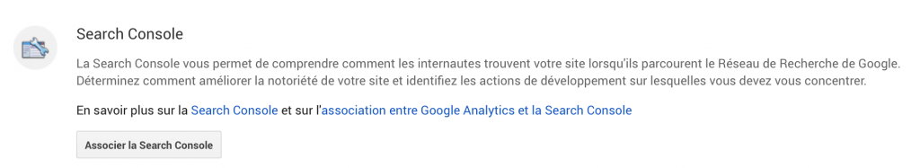google search console in google analytics