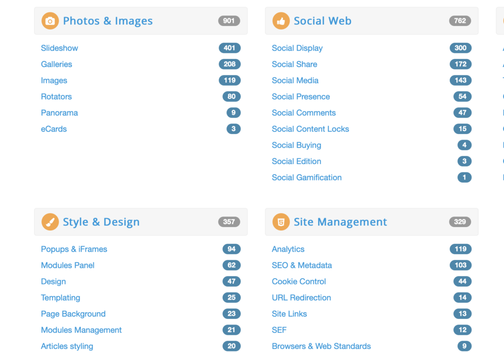 Le Joomla Extensions Directory